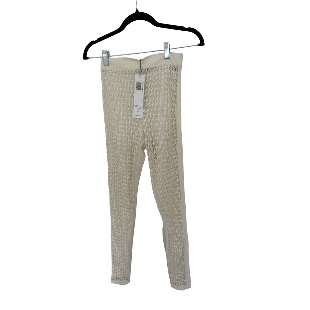 Marie Hell netted‎ offwhite pants swim cover up new with tags size small